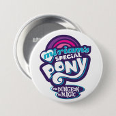 My Little Prepotente Ronde Button 7,6 Cm (Voorkant /achterkant)