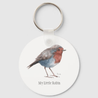 "My Little Robin" Bird Keyring Sleutelhanger