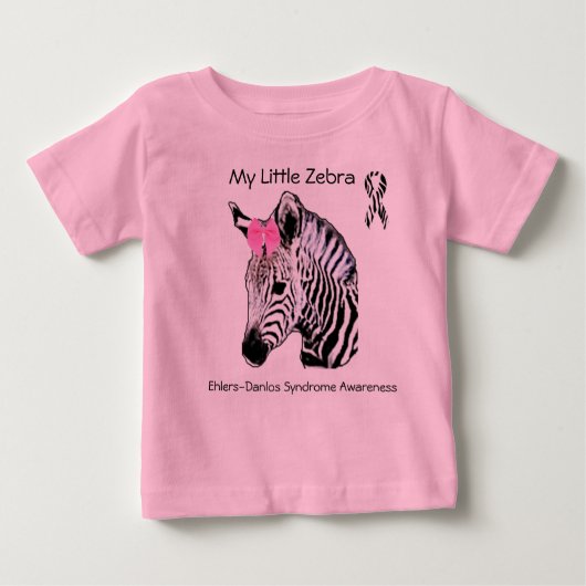 My Little Zebra EDS Ehlers-Danlos Syndrome-Shirt (Voorkant)