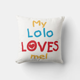 My Lolo Loves Me T-shirts en geschenken Kussen