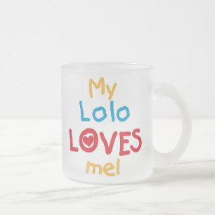 My Lolo Loves Me T-shirts en geschenken Matglas Koffiemok