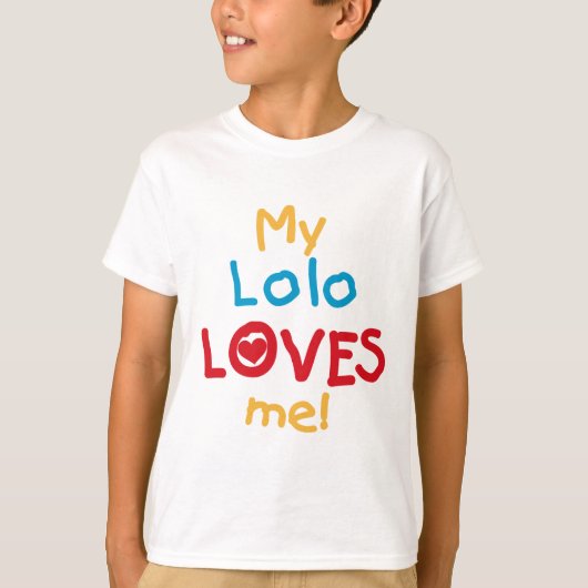 My Lolo Loves Me T-shirts et cadeaux (Devant)