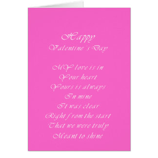 My love is in your heart valentine's day