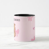 My Love Language Is Noodles | Kawaii Capybara Coff Mok (Midden)