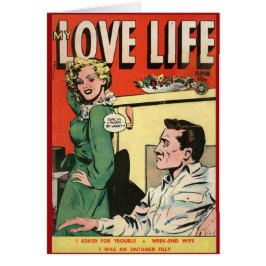 "My Love Life"  Comic Hoesje Card