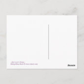 My Lover's Gone - Carte postale (Dos)