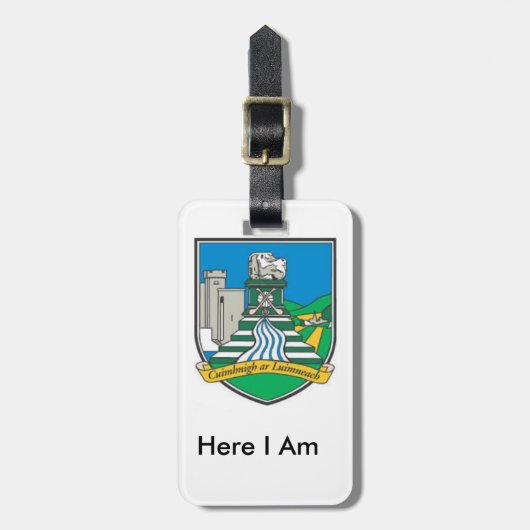 My Luggage Personalized Limerick County ID Label Bagagelabel (Voorkant verticaal)