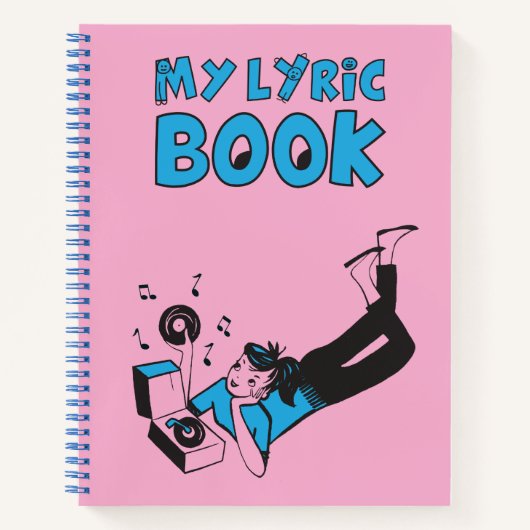 My Lyric Book "Tune Tote" inspired journal (Devant)