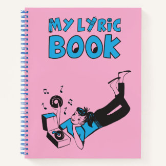 My Lyric Book "Tune Tote" inspired journal Notitieboek