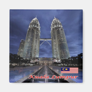 MY - Maleisië - Kuala Lumpur - Petronas Twin Tower Magneet