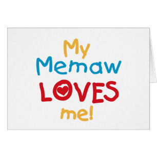 My Memaw Loves Me T-shirts en geschenken