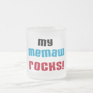 My Memaw Rocks T-shirts en geschenken Matglas Koffiemok