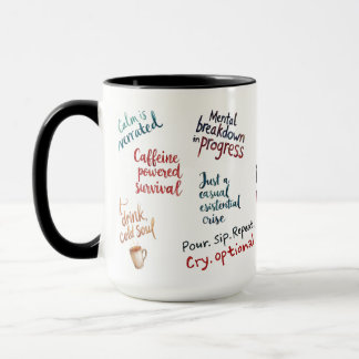 My Mental Breakdown Cup: A Relatable Design Mok