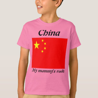 My mommy's roots china kinder t-shirts