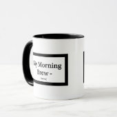 My Morning Brew Mug – Personalized – Add Name (Devant gauche)