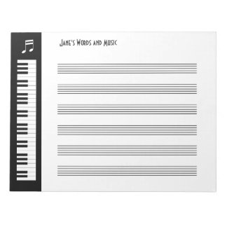 My Music - Musiciens Impromptu Bloc-notes