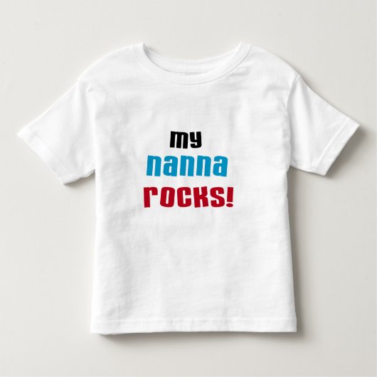 My Nanna Rocks T-shirts et cadeaux (Devant)