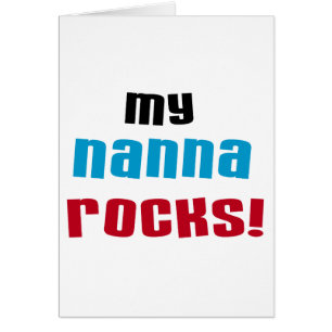 My Nanna Rocks T-shirts et cadeaux