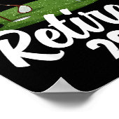 My New Office Retired 2026 Golf Retirement Golfer  Poster (Hoek)