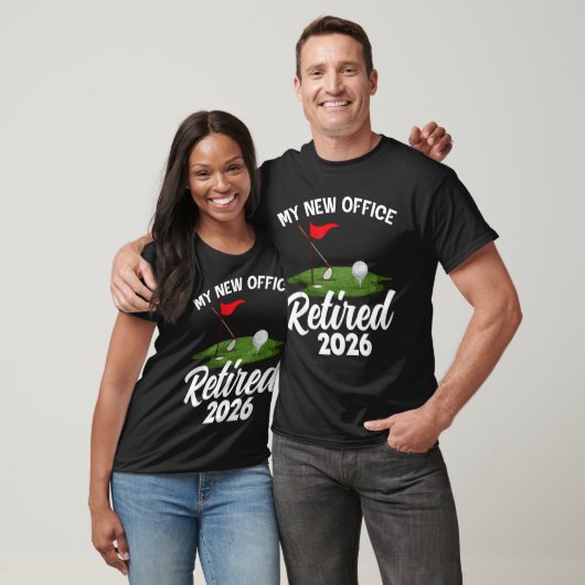 My New Office Retired 2026 Golf Retirement Golfer  T-shirt (Unisex)
