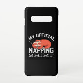 My official napping shirt Sloth Samsung Galaxy Hoesje (Achterkant)