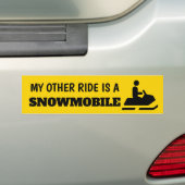 My Other Ride est un Sticker pour motoneige (En voiture)