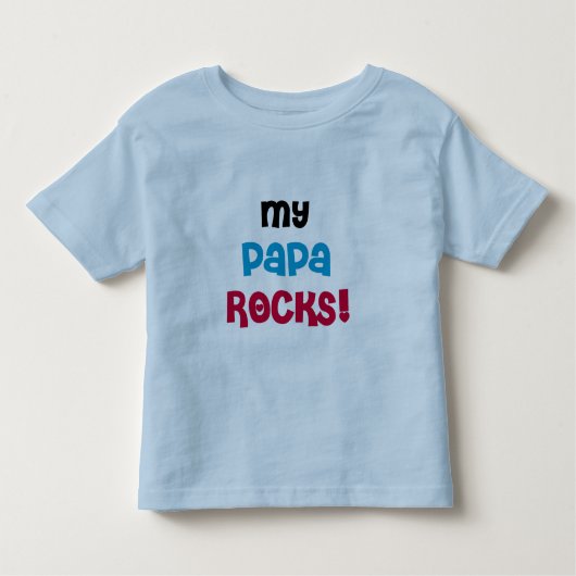 My Papa Rocks T-shirts et cadeaux (Devant)