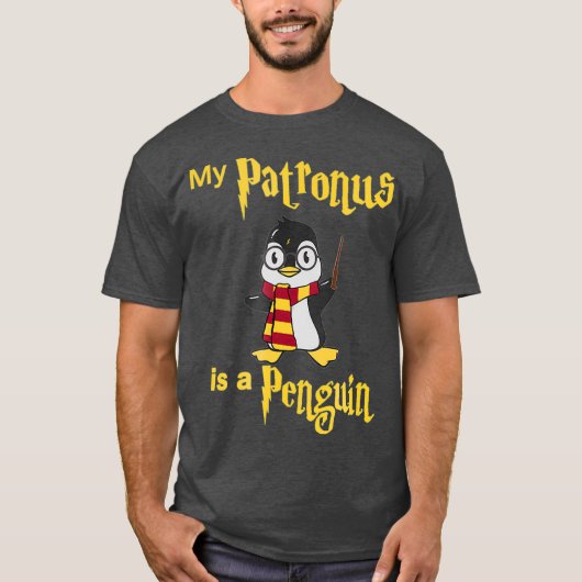 My Patronus is a Penguin  For Wizarding Fans T-shirt (Voorkant)