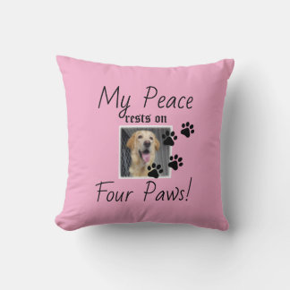 My Peace Rust On Four Paws beroemd gemaakt door Sc Kussen