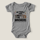 My People Have Whiskers – Grappige Schattigee Kat  (Design voorkant)