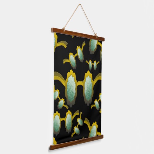 My Polarized Glasses are Ready Pattern Hangend Wandkleed (Gebogen)