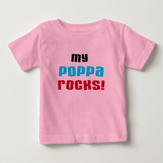 My Poppa Rocks Tshirts et cadeaux (Devant)