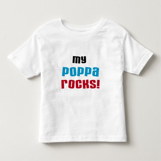 My Poppa Rocks Tshirts et cadeaux (Devant)