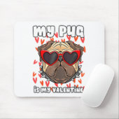 My Pug In My Valentine Cute Valentineu2019s Day Pe Muismat (Met muis)