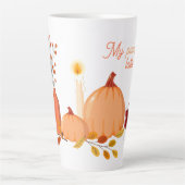 My Pumpkin Latte – Grote Thanksgiving Latte Mok (Voorkant)