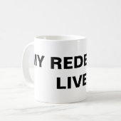 "My Redeemer Lives" Mug classique (Devant gauche)