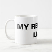 "My Redeemer Lives" Mug classique (Gauche)