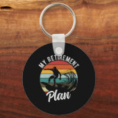 My Retirement Plan Surfing Retirement Plan  Sleutelhanger (Voorkant)
