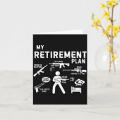 My Retirement Plan Work On Weans By Guns And Ammo Kaart (Gele Bloem)