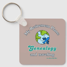 My Retirement Plans: Genealogy and Traveling Sleutelhanger