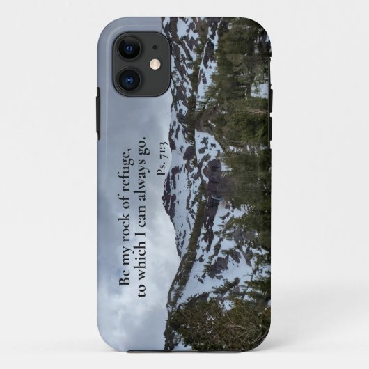My Rock of Refuge Phone Case (Achterkant)