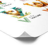 My Safari Animal Alphabet Poster éducatif (Coin)