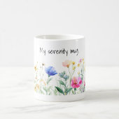 My Serenity Mug with Pretty Flowers (Centre)