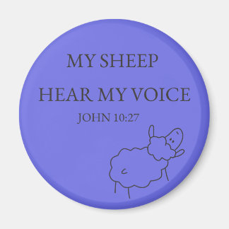 My Sheep Hear My Voice Scripture Magnet Magneet