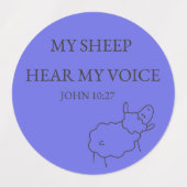 My Sheep Hear My Voice Sticker Set (Design 2)