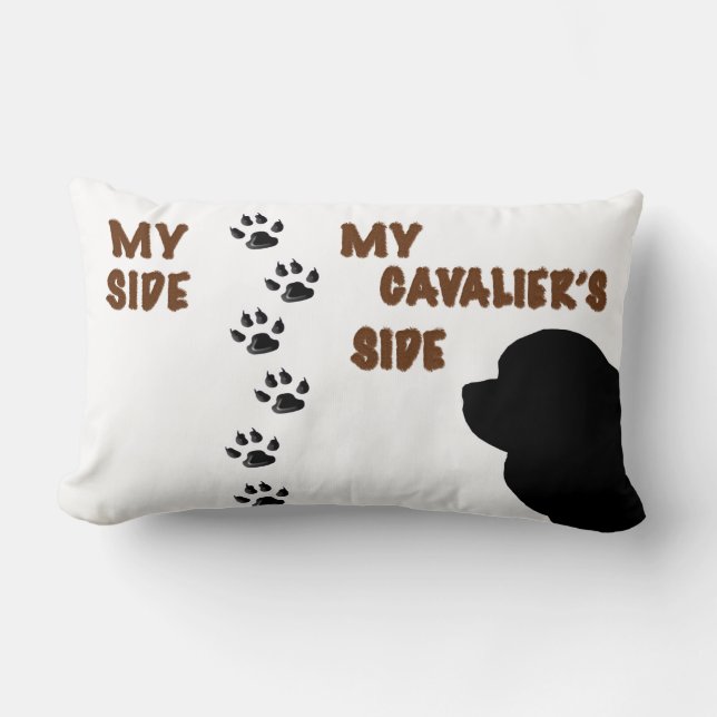 My Side & My Cavalier's Side Coussin Avec Empreint (Recto)
