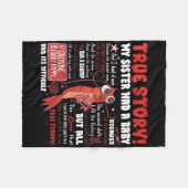 My Sister Had A Baby Tee  Fleece Deken (Voorkant (Horizontaal))