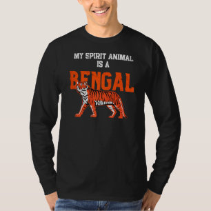 My Spirit Animal Is A Bengal Tshirt Cincinnati Foo