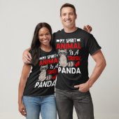 My Spirit Animal Is a Trash Panda Funny Raccoon L T-shirt (Unisex)