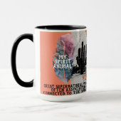 "My Spirit Animal" La Mug de café serpent (Gauche)